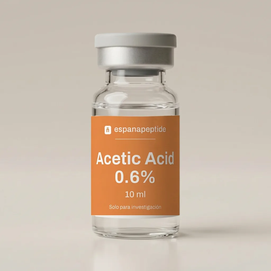 Acetic Acid 0.6% 10ml vial de péptido de investigación