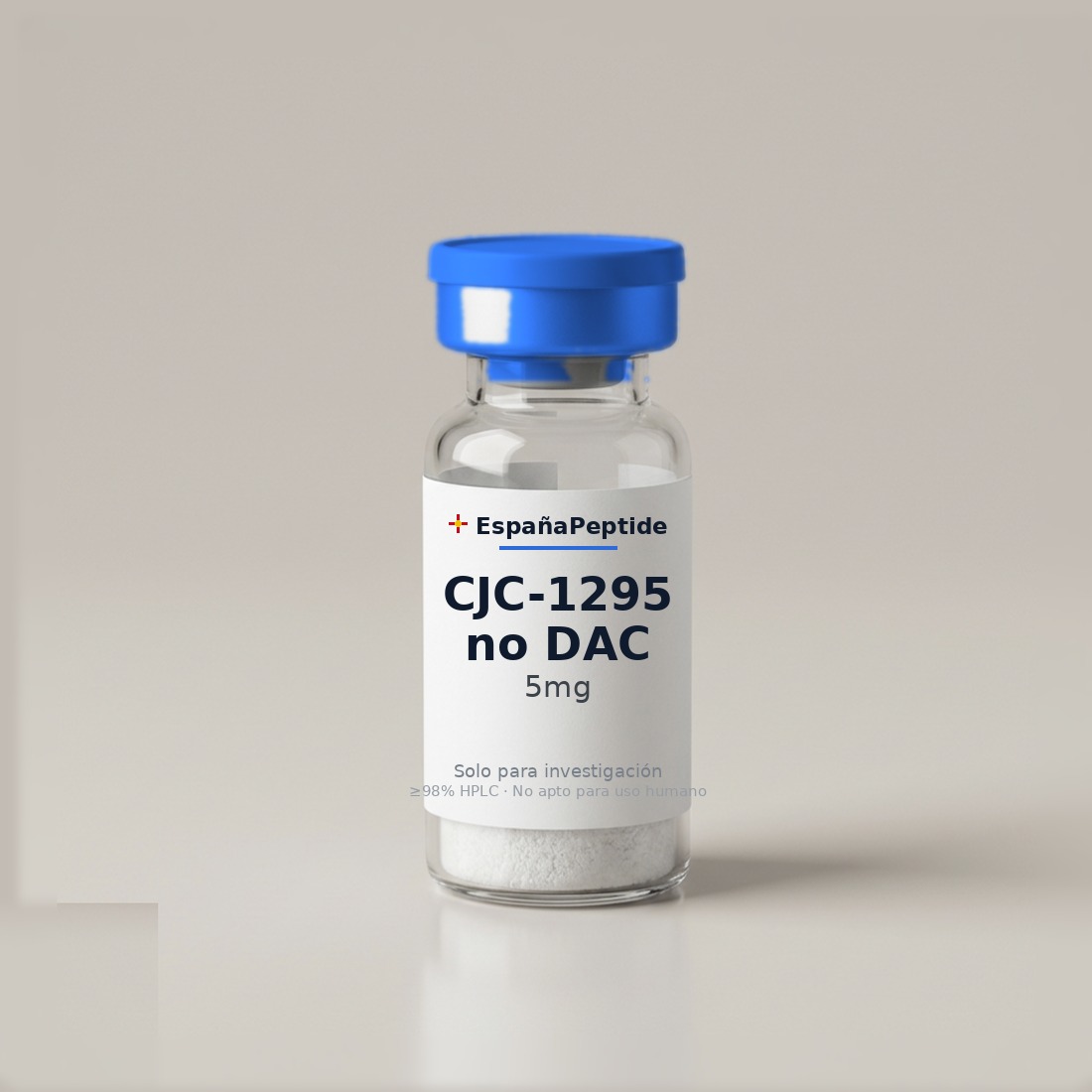 CJC-1295 no DAC 5mg vial de péptido de investigación